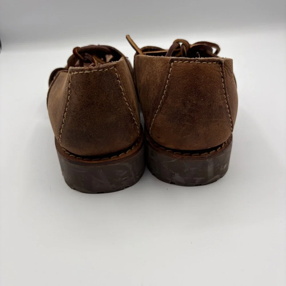Polo Ralph Lauren Fisherman Sandals Mens Size 9D Brown Leather Chunky Soles